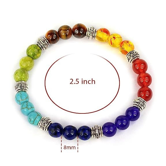 Amazon.com: GEHECRST 7 Chakra Crystal Bracelet for Women Natural Healing  Crystal Stone Beaded Bracelet Chakra Gemstone Bracelet Semi Precious Energy  Gemstone Yoga Bracelet Jewelry Gift for Her Christmas: Clothing, Shoes &  Jewelry